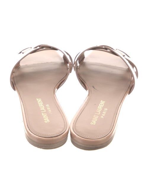 Saint Laurent Patent Leather Slides