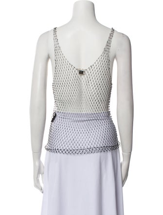 Saint Laurent 2022 Lace Pattern Top