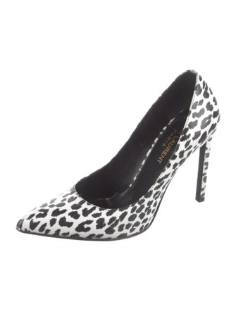 Saint Laurent Leather Printed Pumps