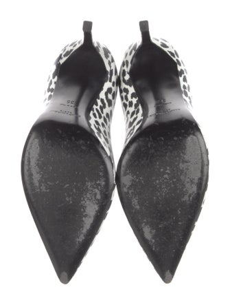 Saint Laurent Leather Printed Pumps