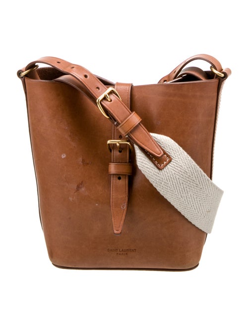 Saint Laurent Leather Bucket Bag