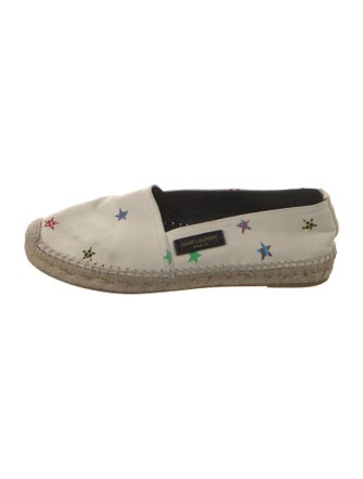Saint Laurent Canvas Printed Espadrilles