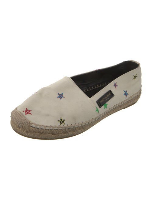 Saint Laurent Canvas Printed Espadrilles