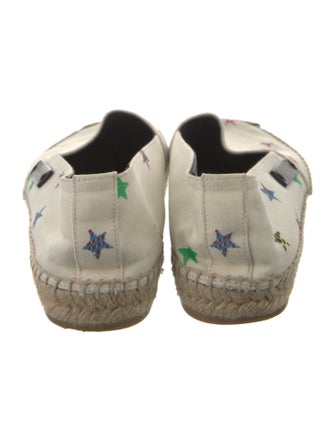 Saint Laurent Canvas Printed Espadrilles