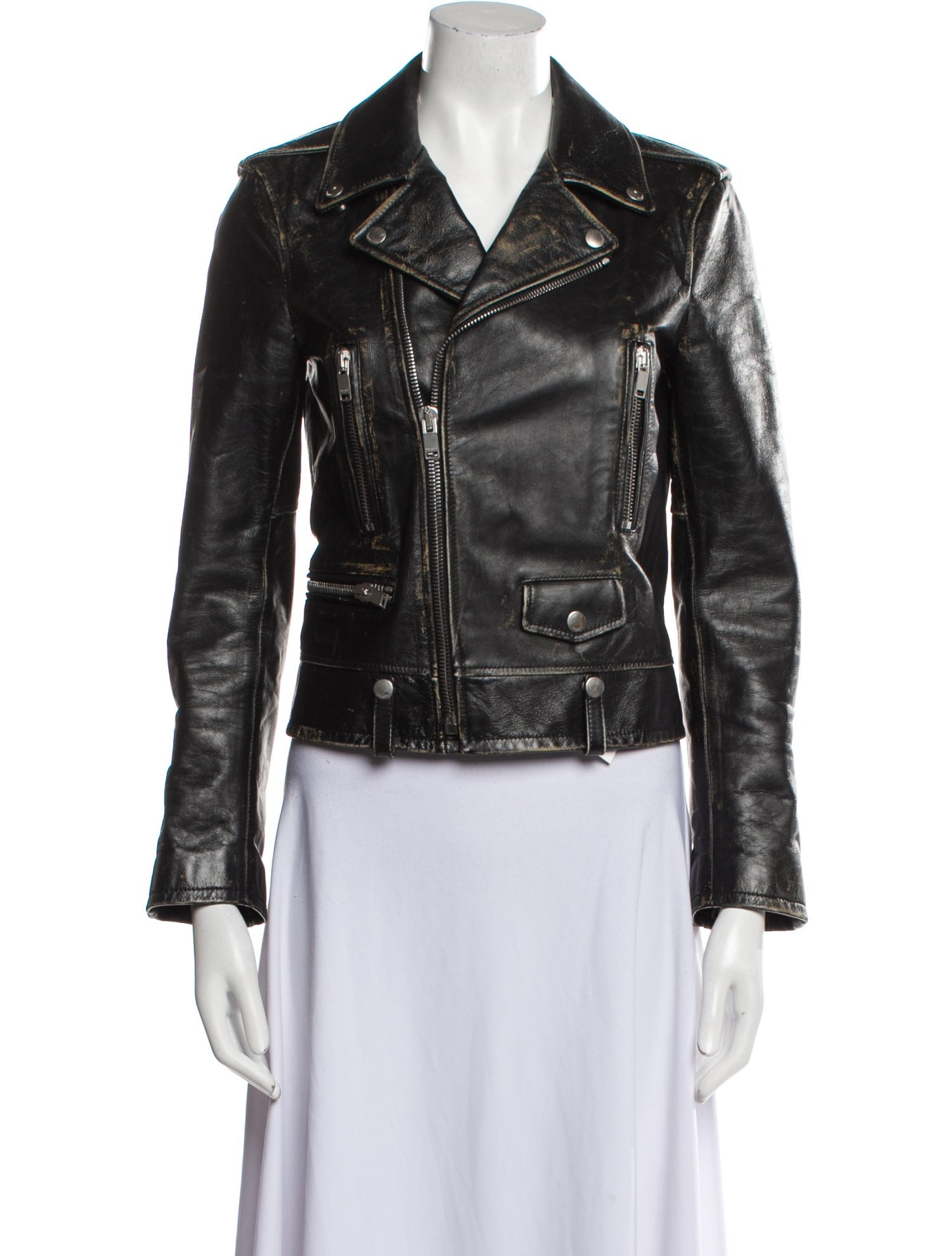 Saint Laurent Leather Biker Jacket