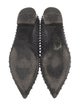Saint Laurent Leather Studded Accents Flats
