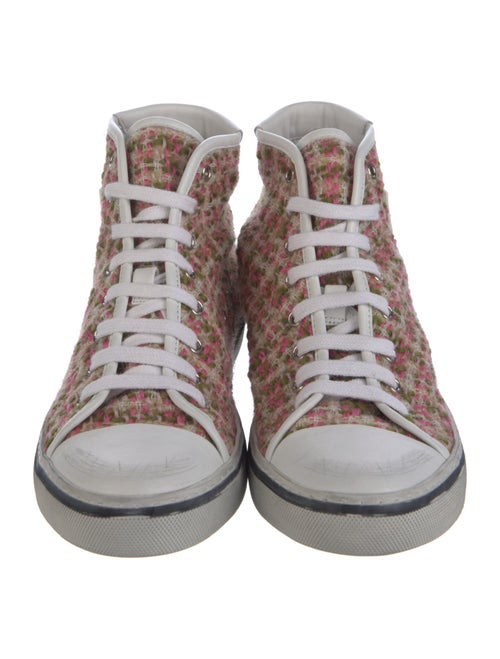 Saint Laurent Tweed Printed Sneakers