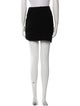Saint Laurent Virgin Wool Mini Skirt