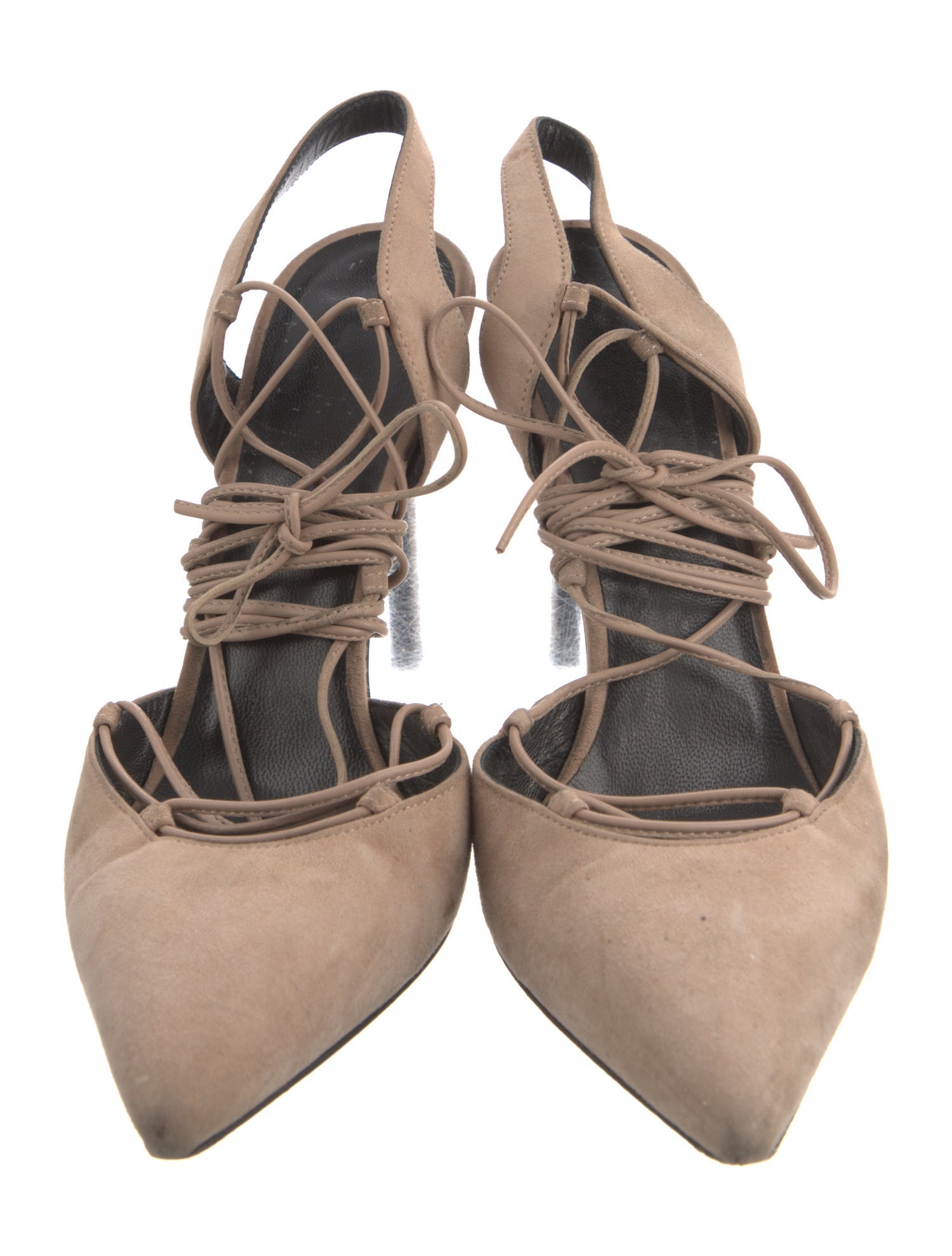 Saint Laurent Suede Slingback Pumps