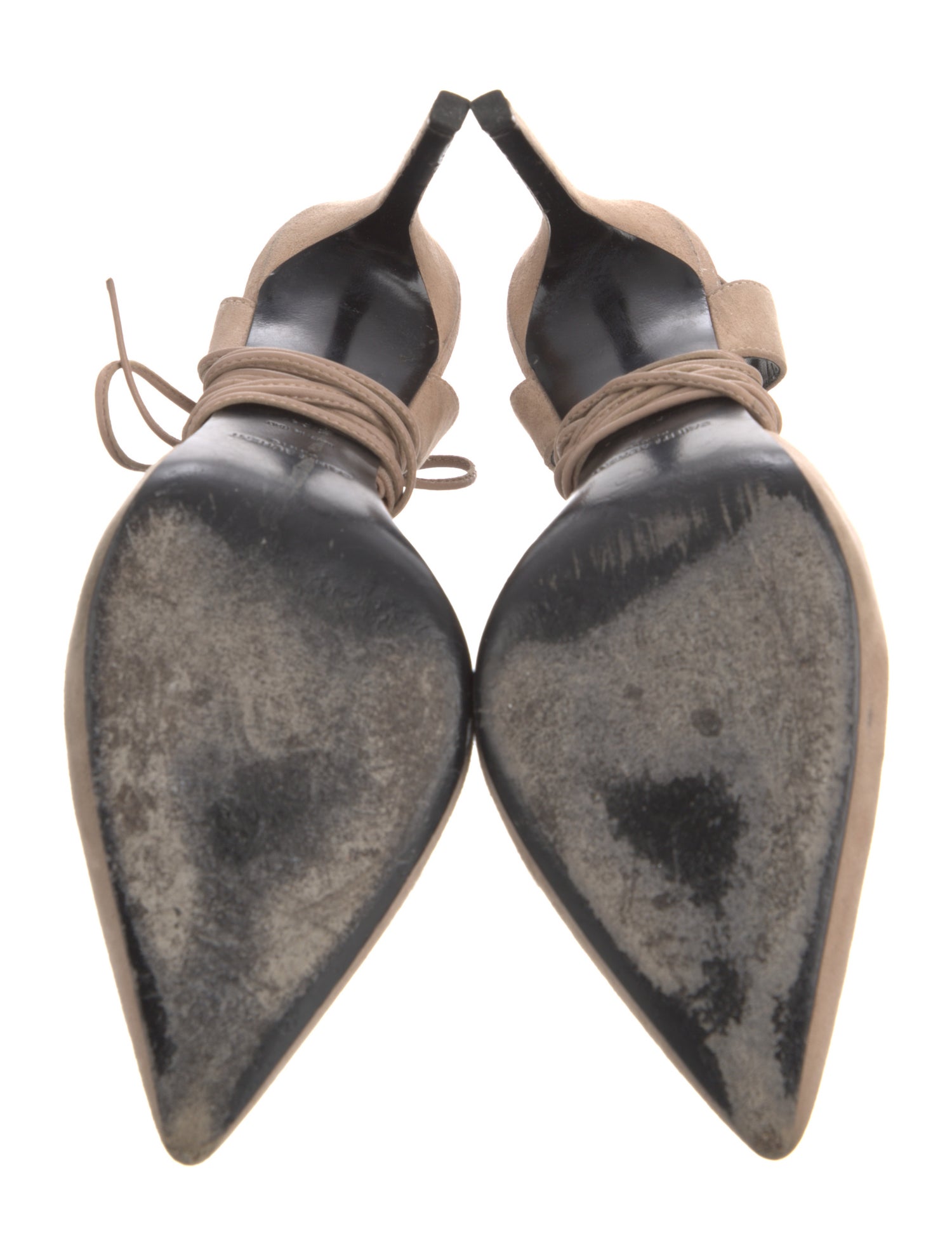 Saint Laurent Suede Slingback Pumps