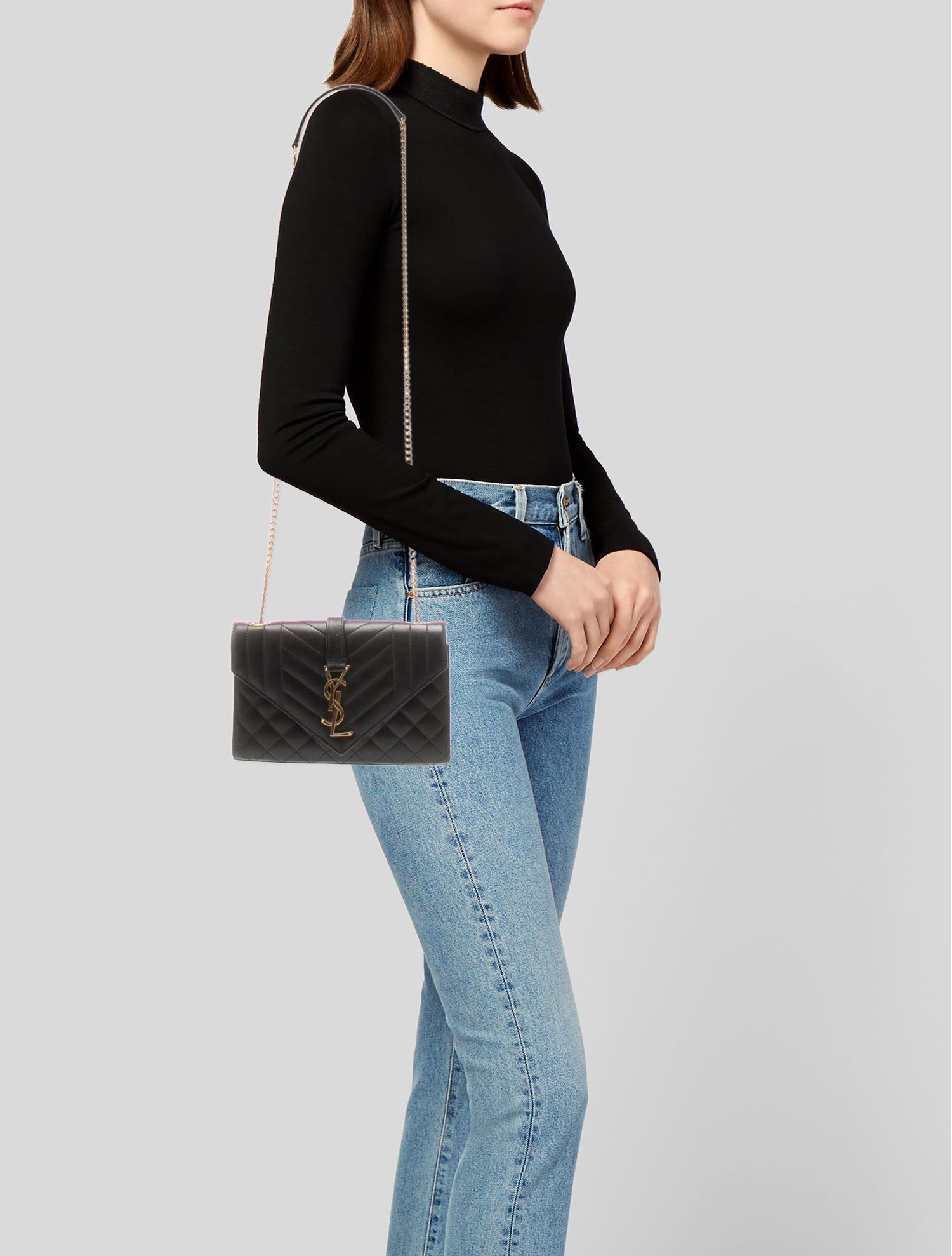 Saint Laurent Quilted Envelope 2022