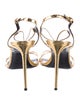 Saint Laurent Leather Slingback Sandals