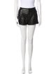 Saint Laurent Leather Mini Shorts