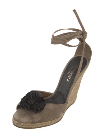 Saint Laurent Suede Espadrilles