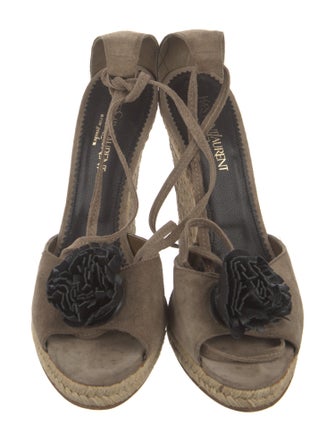 Saint Laurent Suede Espadrilles