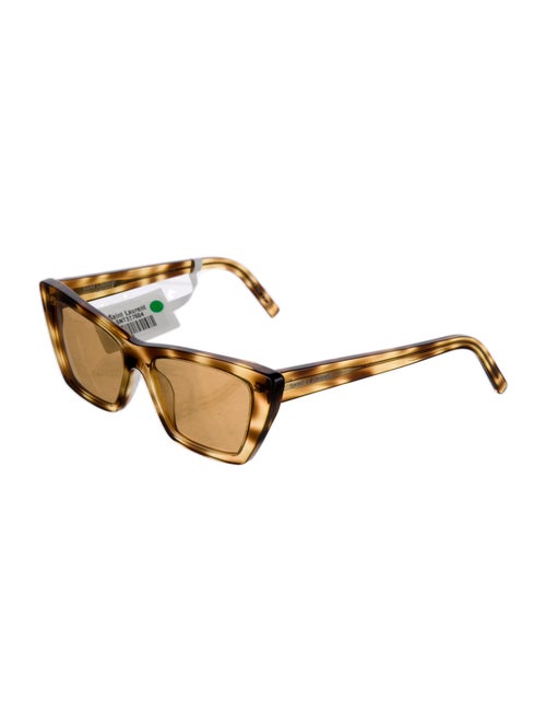 Saint Laurent Cat-Eye Mirrored Sunglasses