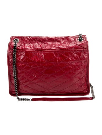 Saint Laurent Embossed Leather Niki Large