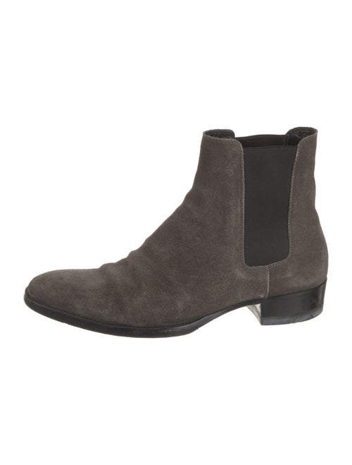 Saint Laurent Suede Chelsea Boots