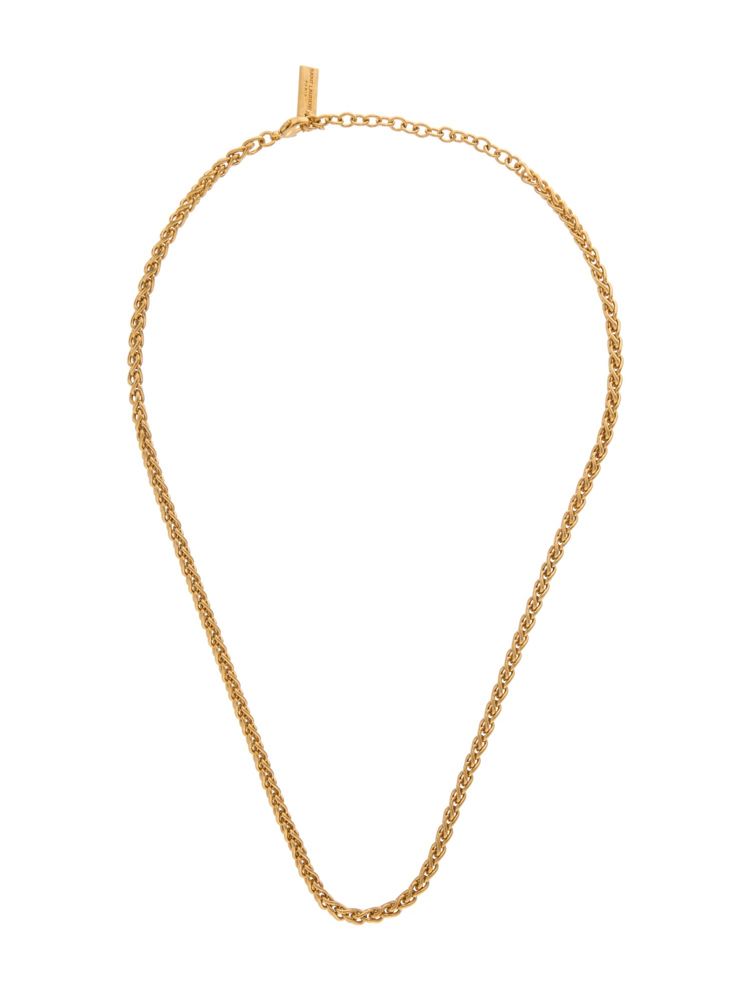 Saint Laurent Wheat Chain Necklace