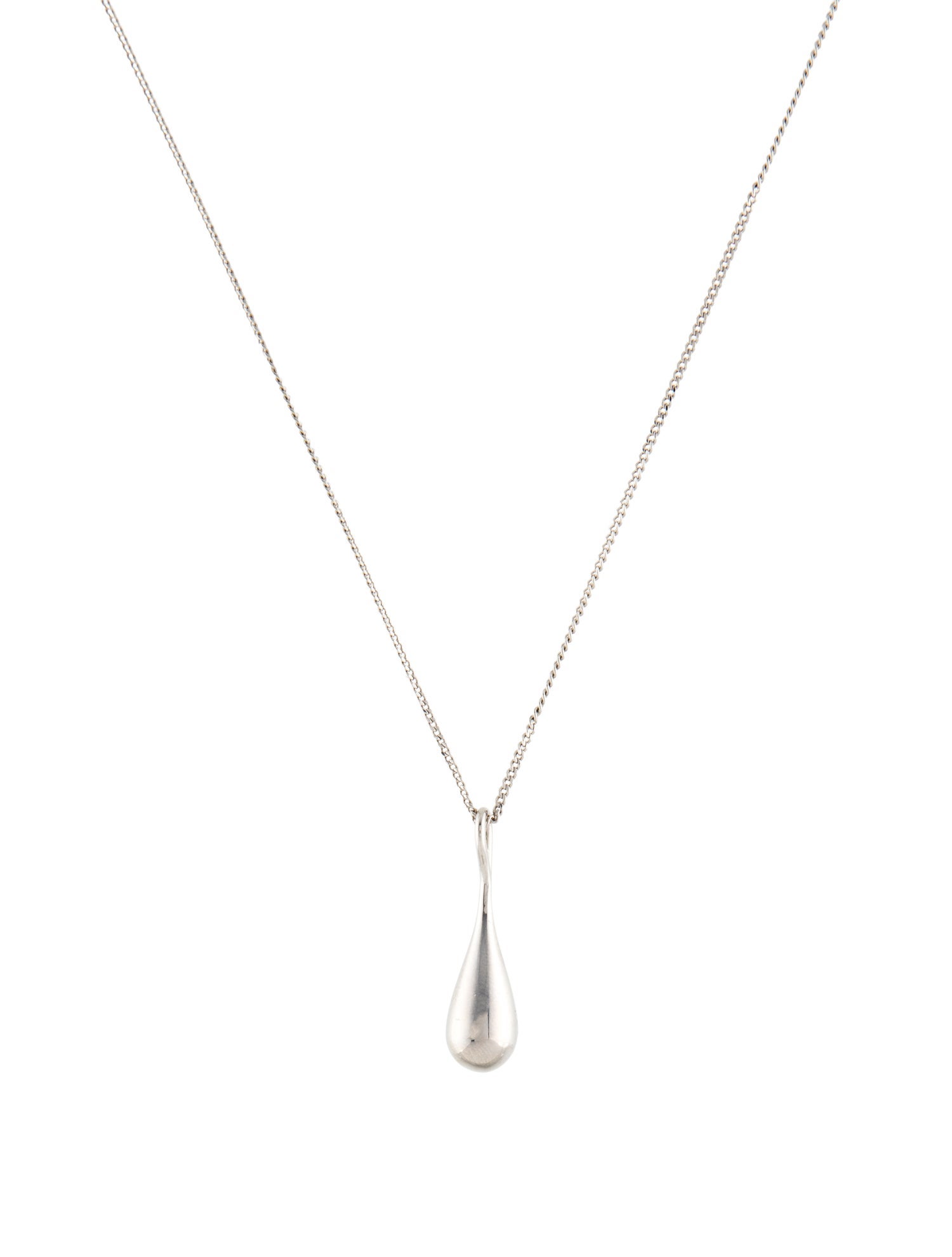 Saint Laurent Drop Pendant Necklace
