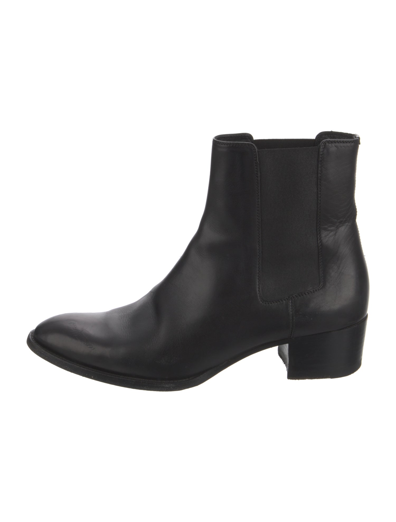 Saint Laurent Leather Chelsea Boots