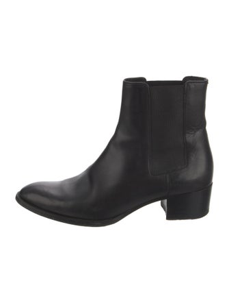 Saint Laurent Leather Chelsea Boots
