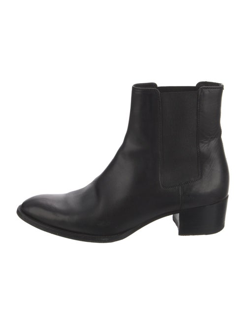 Saint Laurent Leather Chelsea Boots