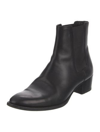Saint Laurent Leather Chelsea Boots