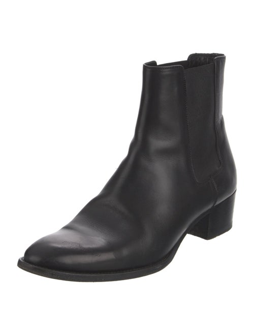 Saint Laurent Leather Chelsea Boots