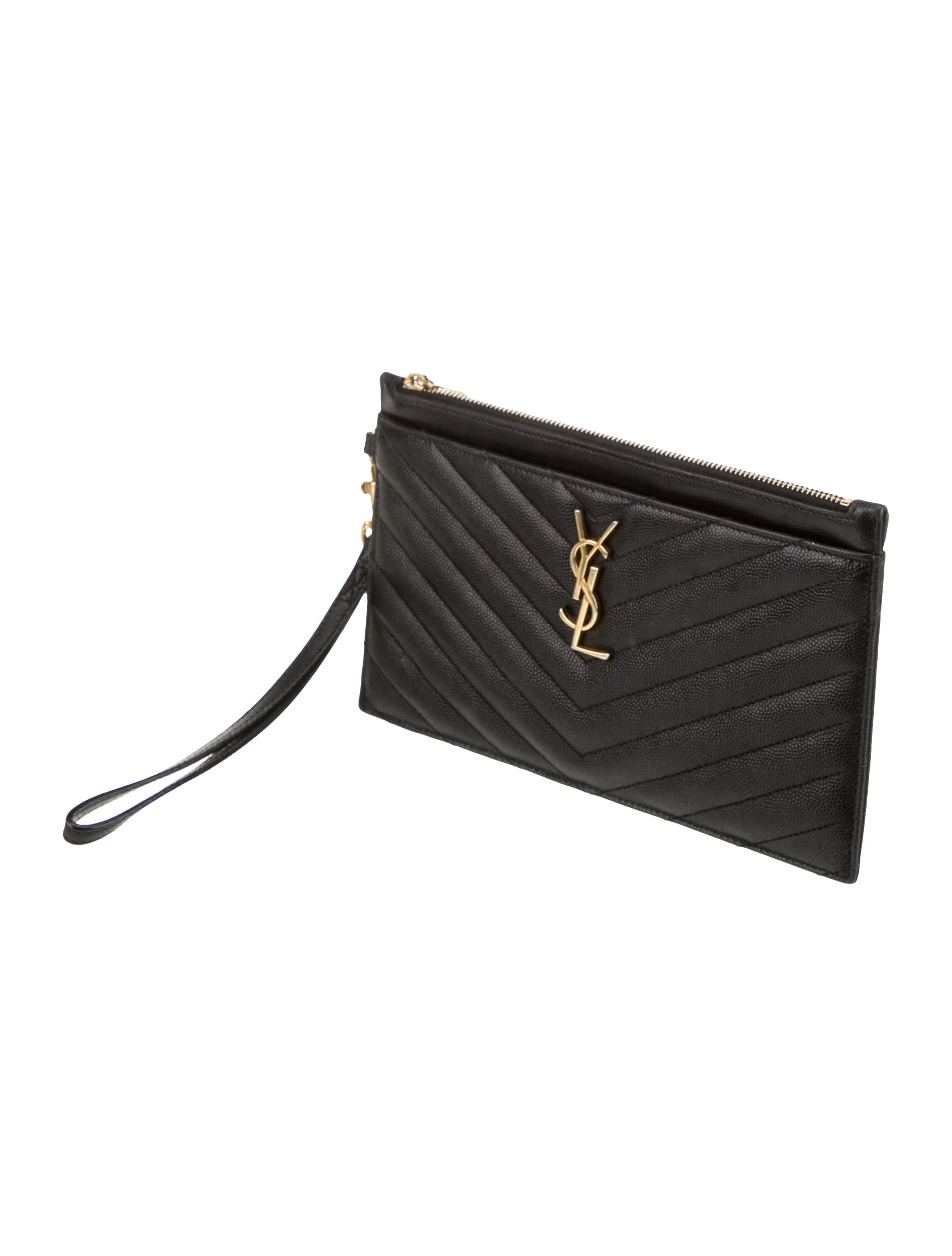 Saint Laurent Chevron Cassandre Large