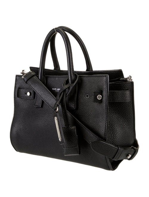 Saint Laurent Leather Sac De Jour