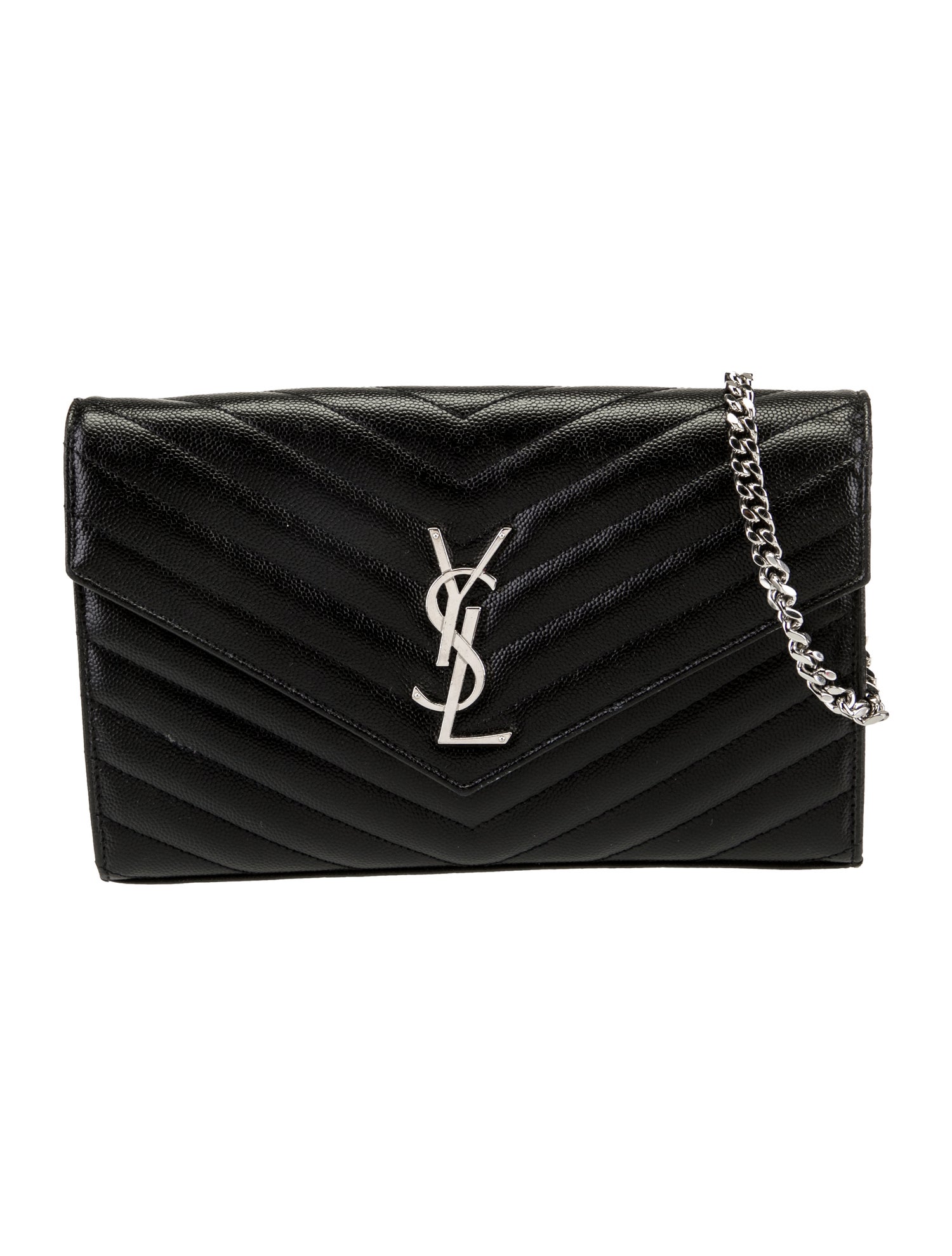 Saint Laurent Leather Evening Bag