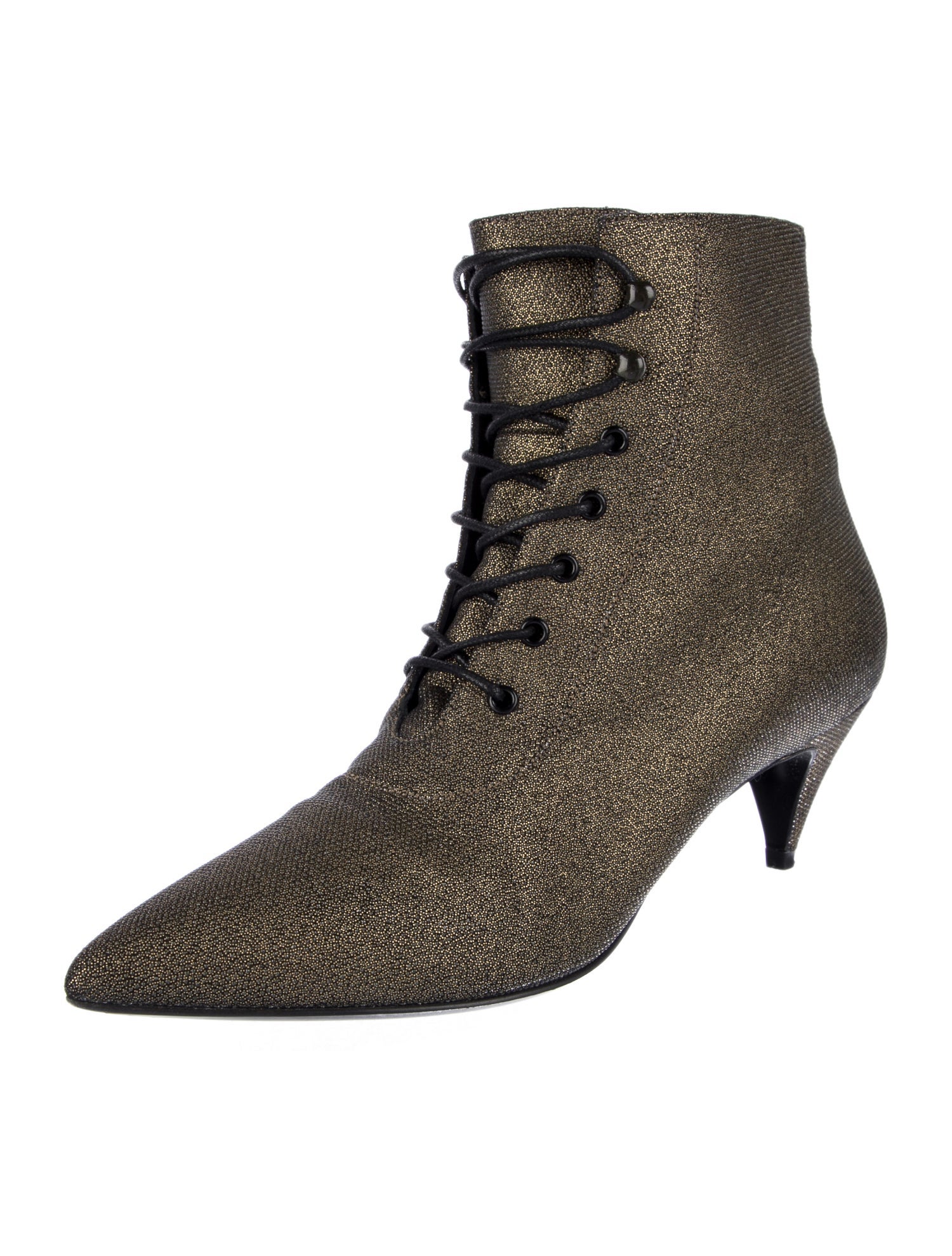 Saint Laurent Lace-Up Boots