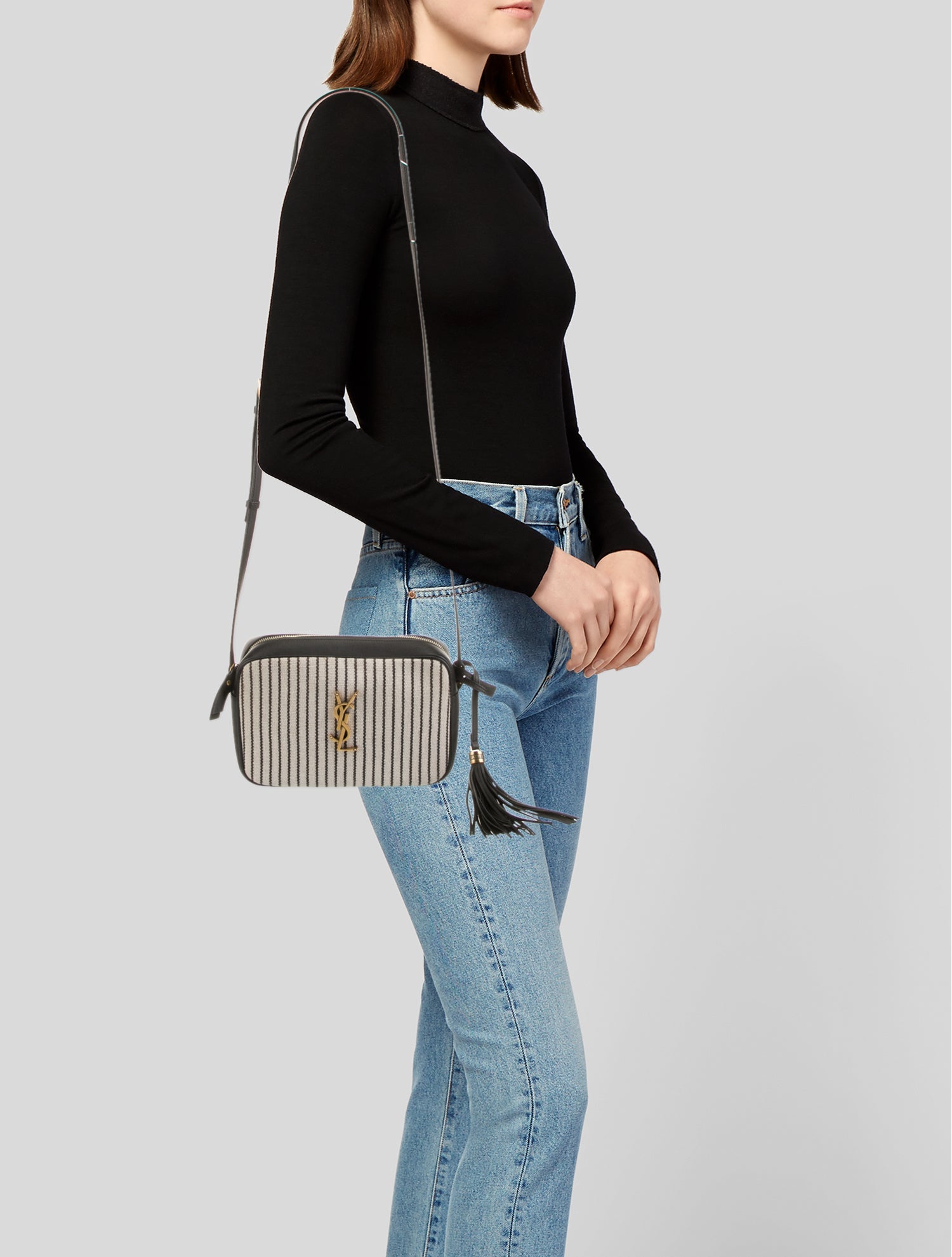 Saint Laurent Canvas Lou Camera