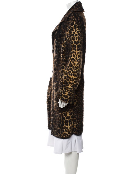 Saint Laurent 2020 Wool Faux Fur Coat