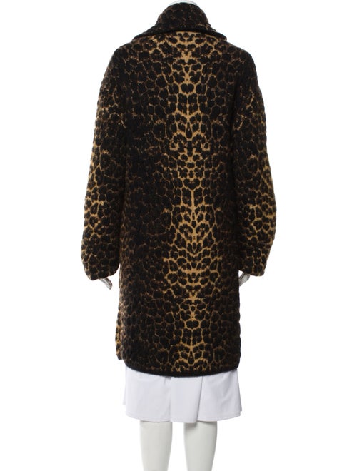 Saint Laurent 2020 Wool Faux Fur Coat