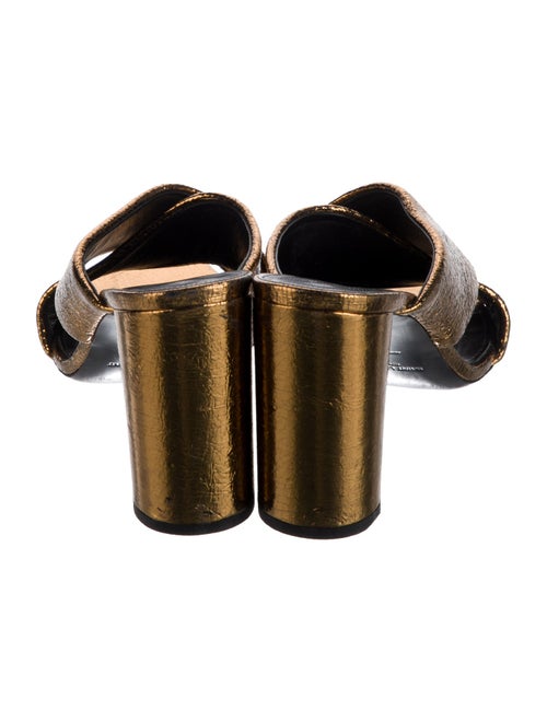 Saint Laurent Leather Slides