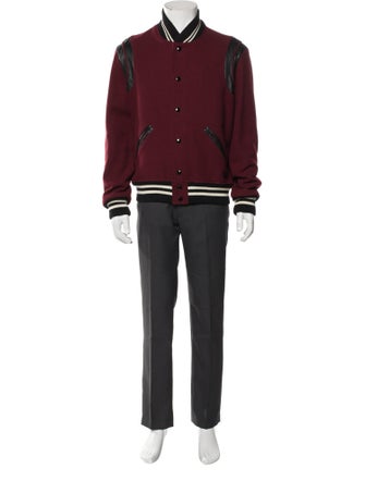 Saint Laurent 2016 Virgin Wool Bomber Jacket