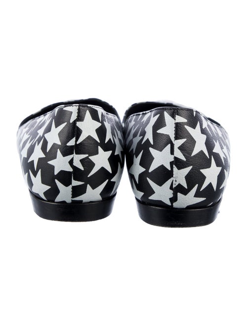 Saint Laurent Leather Printed Ballet Flats