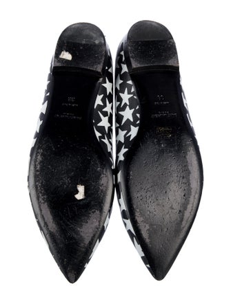 Saint Laurent Leather Printed Ballet Flats