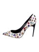 Saint Laurent Sequins Printed Pumps