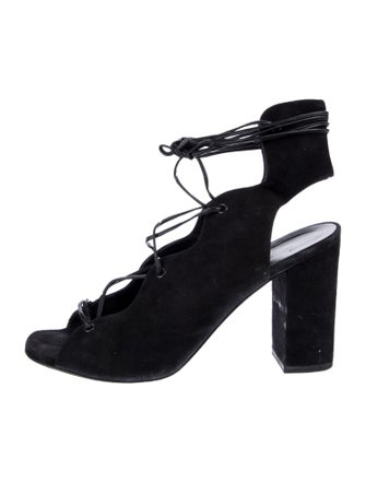 Saint Laurent Suede Sandals