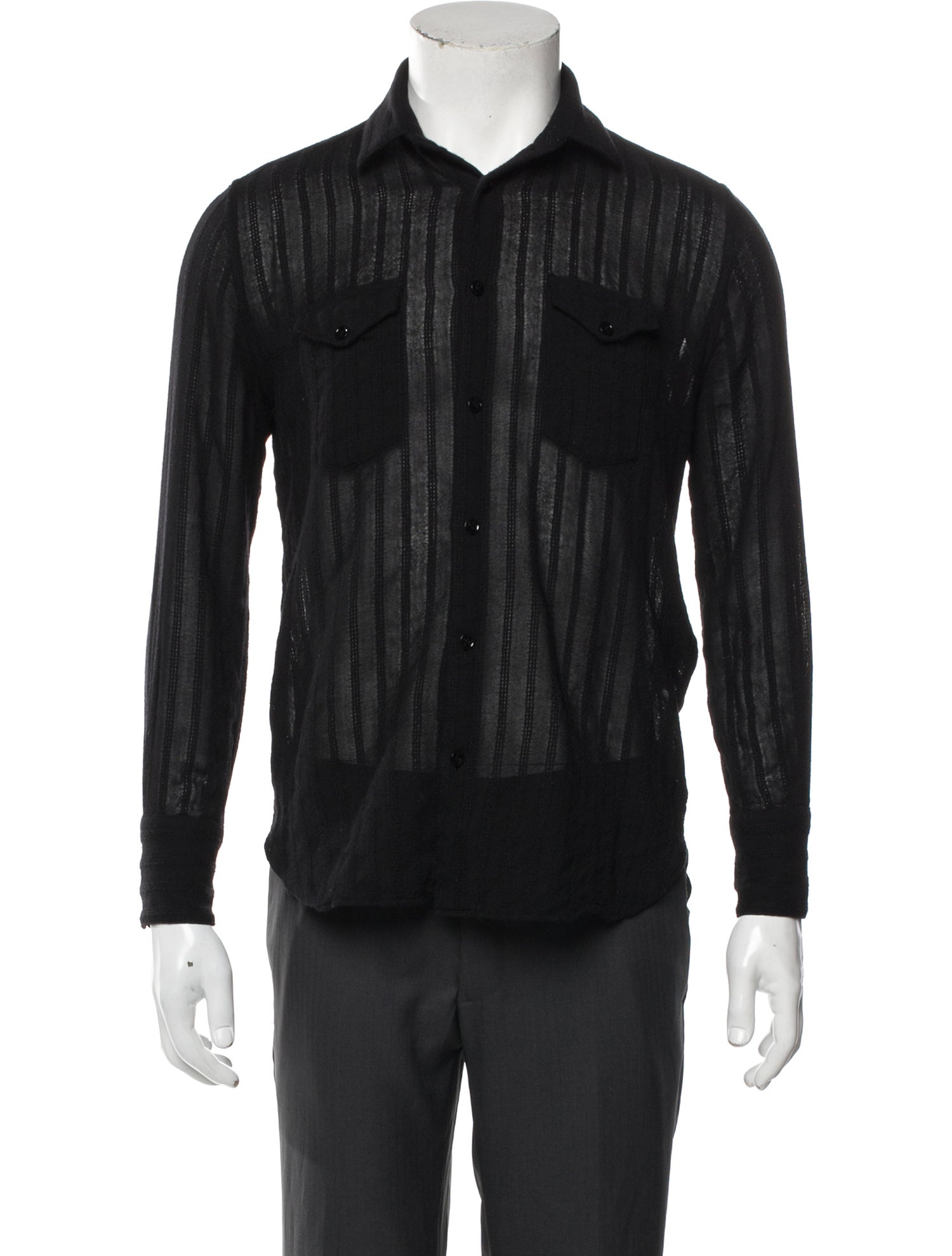 Saint Laurent 2018 Virgin Wool Denim Shirt