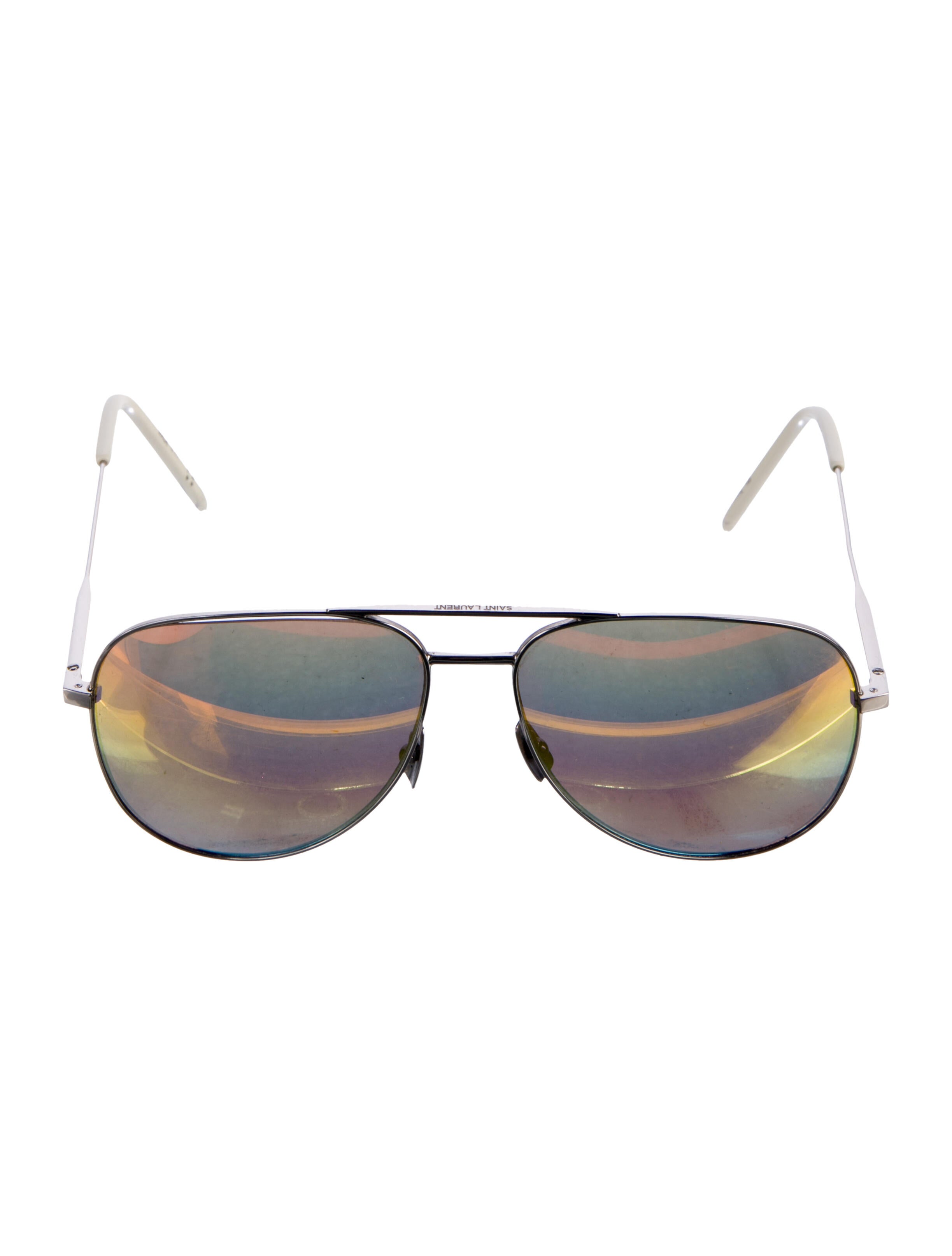 Saint Laurent Aviator Mirrored Sunglasses