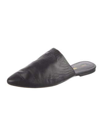 Saint Laurent Leather Mules