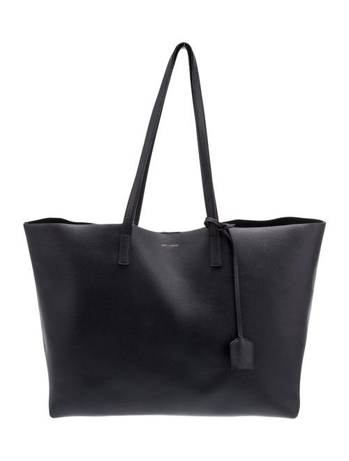 Saint Laurent Leather East/West Shopping Tote