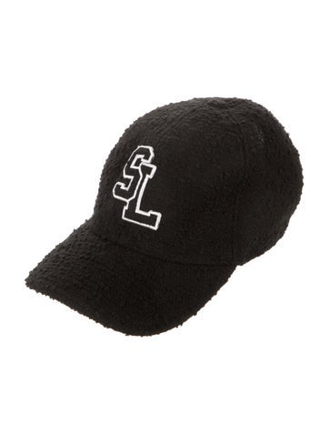 Saint Laurent Hats Virgin Wool Baseball Cap