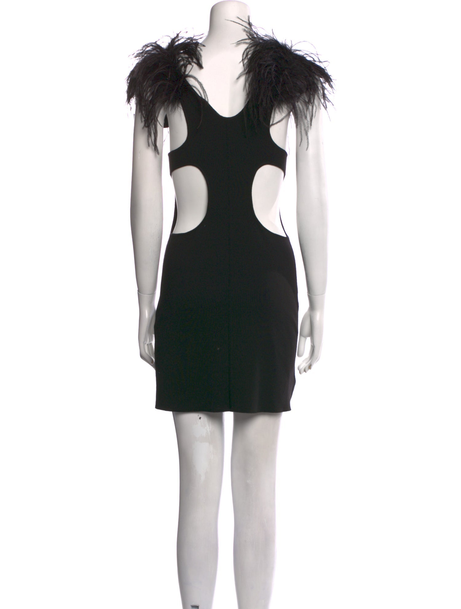 Saint Laurent Wool Mini Dress