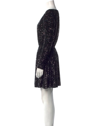 Saint Laurent Sequin Mini Dress