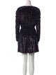 Saint Laurent Sequin Mini Dress